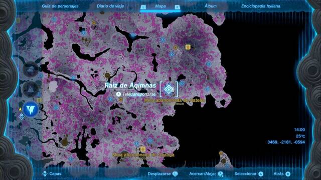 Races de Santuario de las Minas abandonadas de Hatelia y Onaona - Raiz de Aqimnas