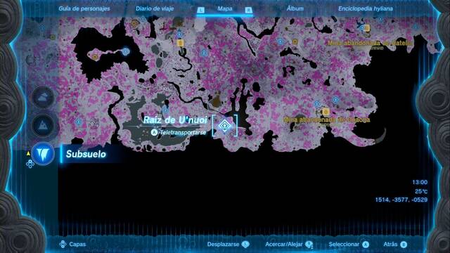 Races de Santuario de las Minas abandonadas de Hatelia y Onaona - Raiz de U nuoi