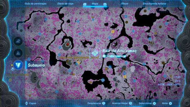 Races de Santuario de la Gran mina abandonada central - Raiz de Anu zimaq
