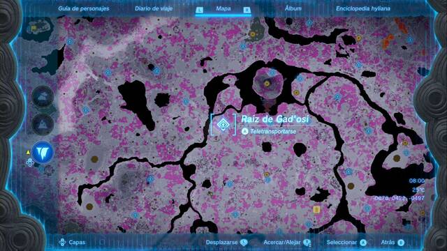 Races de Santuario de la Gran mina abandonada central - Raiz de Gad osi