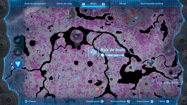 Races de Santuario de la Gran mina abandonada central - Raiz de Imaio