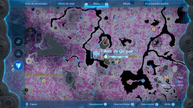 Races de Santuario de la Gran mina abandonada central - Raiz de Qo goir