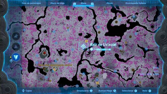 Races de Santuario de la Gran mina abandonada central - Raiz de Us aqiat