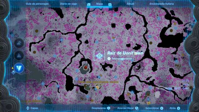 Races de Santuario de la Gran mina abandonada central - Raiz de Uonit aiam