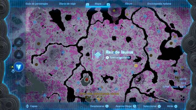 Races de Santuario de la Gran mina abandonada central - Raiz de Iausus