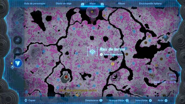 Races de Santuario de la Gran mina abandonada central - Raiz de Ini soi