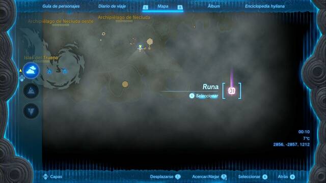 Ubicacin de griocks reales - Zelda: Tears of the Kingdom - Griock real en el cielo de Necluda