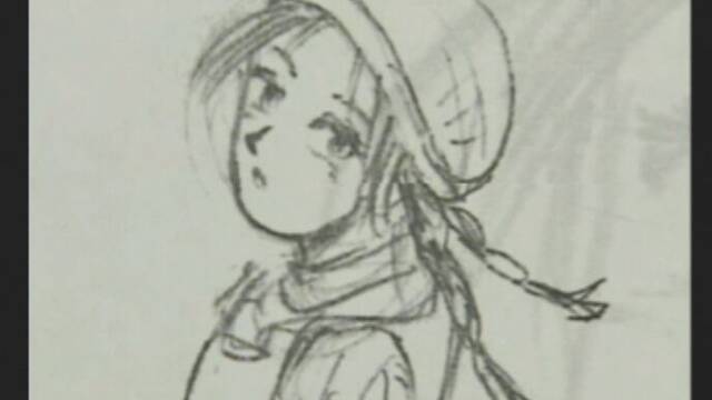 Diferentes ilustraciones, esculturas y vídeos del desarrollo de Shenmue -