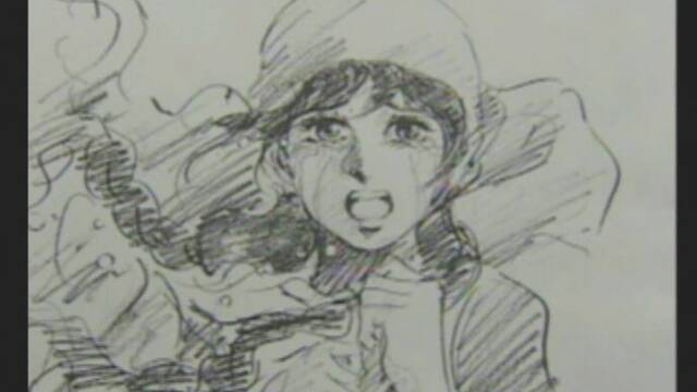 Diferentes ilustraciones, esculturas y vídeos del desarrollo de Shenmue -