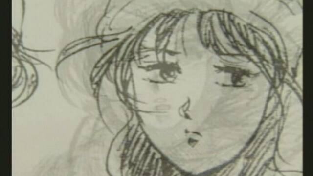 Diferentes ilustraciones, esculturas y vídeos del desarrollo de Shenmue -