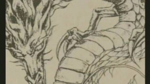 Diferentes ilustraciones, esculturas y vídeos del desarrollo de Shenmue -