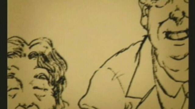 Diferentes ilustraciones, esculturas y vídeos del desarrollo de Shenmue -