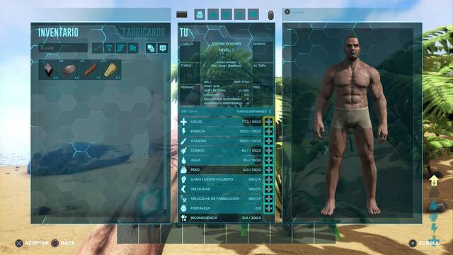 ARK Survival Evolved Aumentar tu nivel - Repartir los puntos de nivel