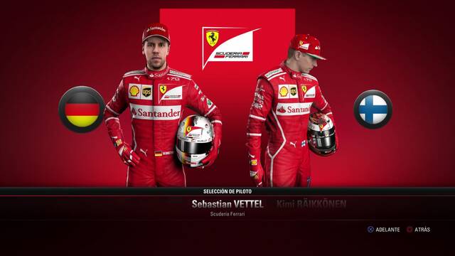 Escuderas de F1 2017 - FERRARI