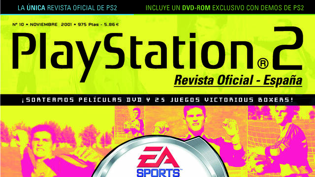 Portadas Revista Oficial PlayStation España - Casillas y FIFA 2002 en la portada del número 10