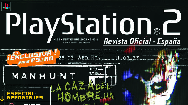 Portadas Revista Oficial PlayStation España - El polémico Manhunt en la portada del número 32