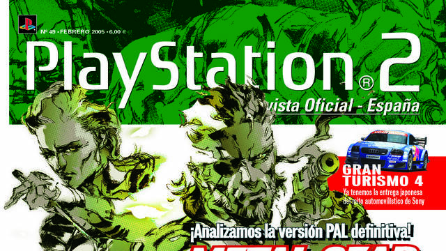 Portadas Revista Oficial PlayStation España - El último Metal Gear de PlayStation 2, portada del número 49