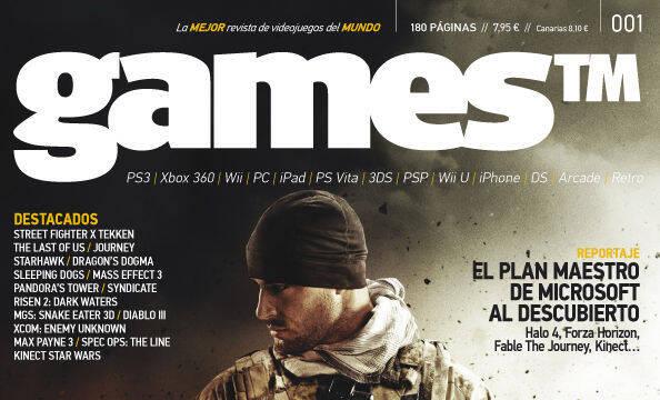 Portadas revista GamesTM - El primer número de la revista en España