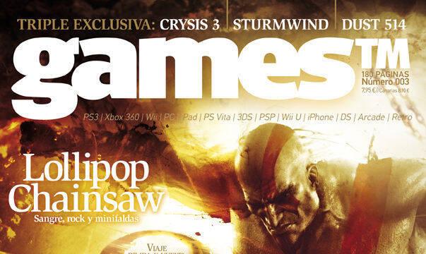 Portadas revista GamesTM - El retorno de Kratos con God of War Ascension en el número 3