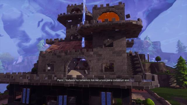 Fortnite - Escudo antitormentas de la base - Base futura