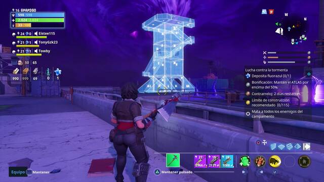 Fortnite - Lucha contra la tormenta - Radar de comunicacin