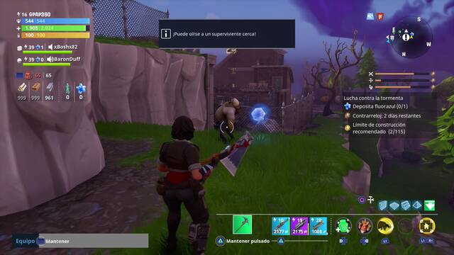 Fortnite - Lucha contra la tormenta - Fluorazul