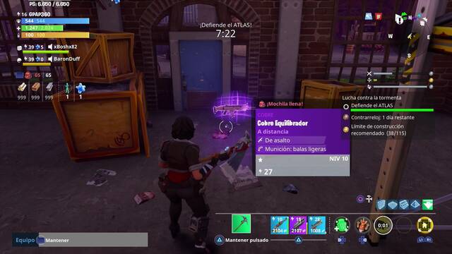 Fortnite - Lucha contra la tormenta - Arma como botn