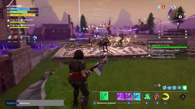 Fortnite - Lucha contra la tormenta - Completar oleadas