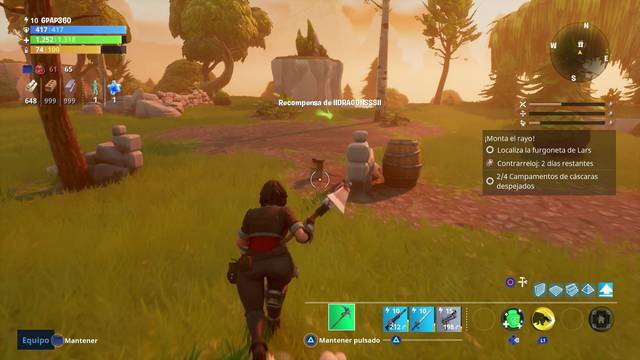 Fortnite - Destruye los campamentos - Recompensa