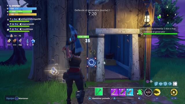 Fortnite - Destruir el entorno - Destruir el entorno y recompensa