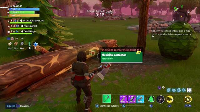 Fortnite - Buscar en el entorno - Recompensa por buscar