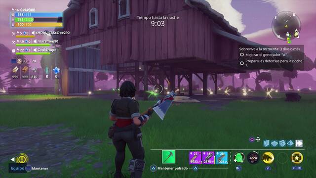 Fortnite - No destruyas las paredes - Granero con una sola pared