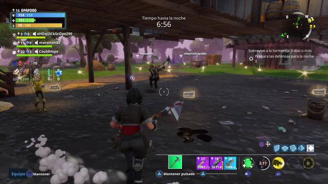 Fortnite - No destruyas las paredes - Granero con un solo pilar