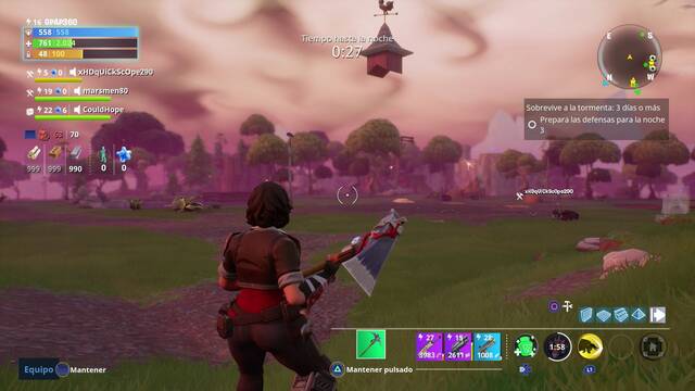 Fortnite - No destruyas las paredes - Granero destruido