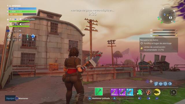 Fortnite - Crear una buena base - Conseguir metal