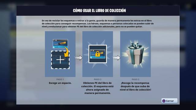 Fortnite - Libro de colección - Cómo usar el Libro de colección