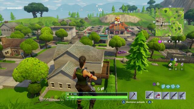 Fortnite - Modo Battle Royale - Zona de combate