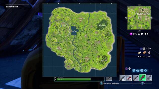 Fortnite - Modo Battle Royale - Zona del mapa final