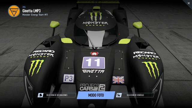 Project Cars 2 - Coches - GINETTA