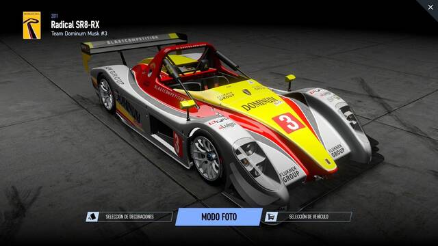 Project Cars 2 - Coches - RADICAL