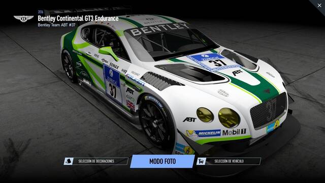 Project Cars 2 - Coches - BENTLEY