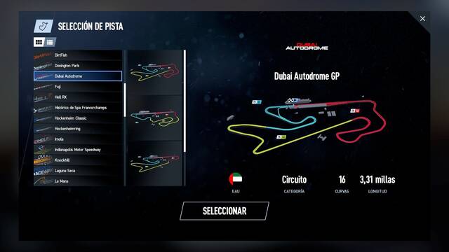 Project Cars 2 - Circuitos - DUBAI AUTODROME