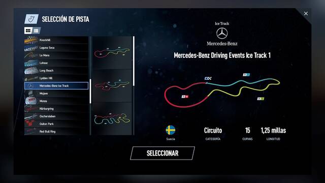 Project Cars 2 - Circuitos - MERCEDES BENZ ICE TRACK