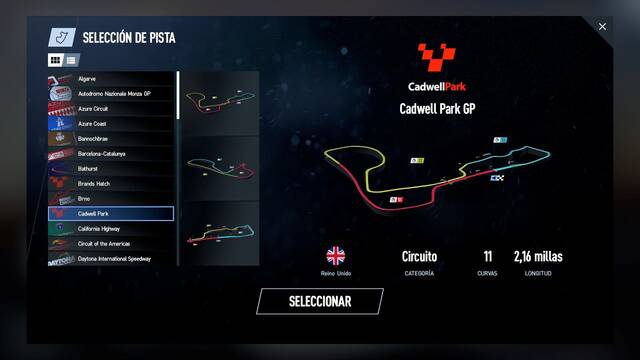 Project Cars 2 - Circuitos - CADWELL PARK