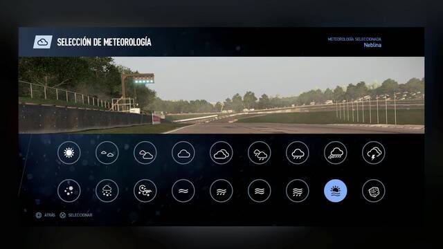 Project Cars 2 - Condiciones climatológicas - NEBLINA
