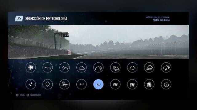 Project Cars 2 - Condiciones climatológicas - NIEBLA CON LLUVIA