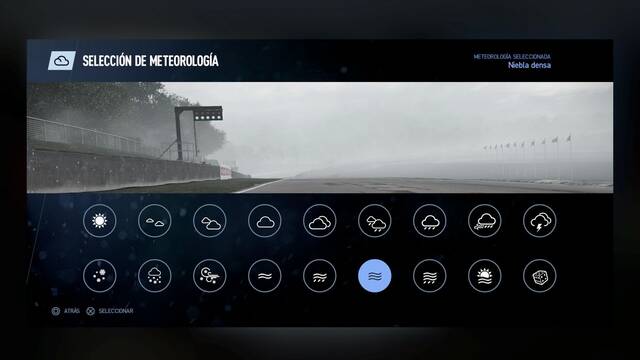 Project Cars 2 - Condiciones climatológicas - NIEBLA DENSA
