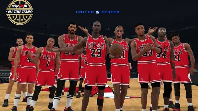 NBA 2K18 - All Time - all time chicago bulls