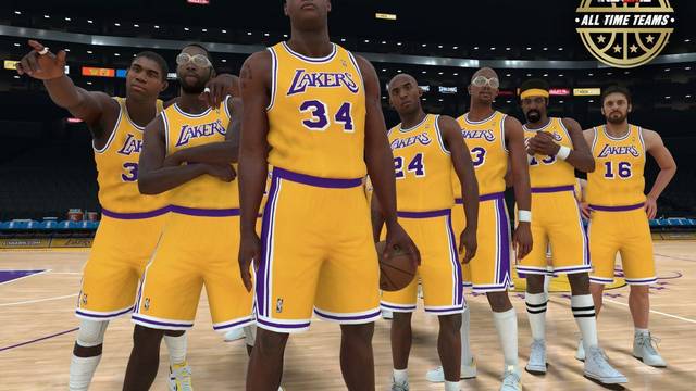 NBA 2K18 - All Time - all time lakers
