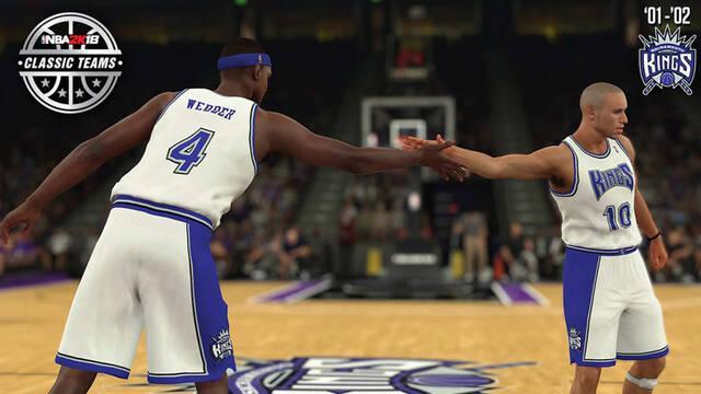 NBA 2K18 - Equipos clásicos - sacramento kings clásicos